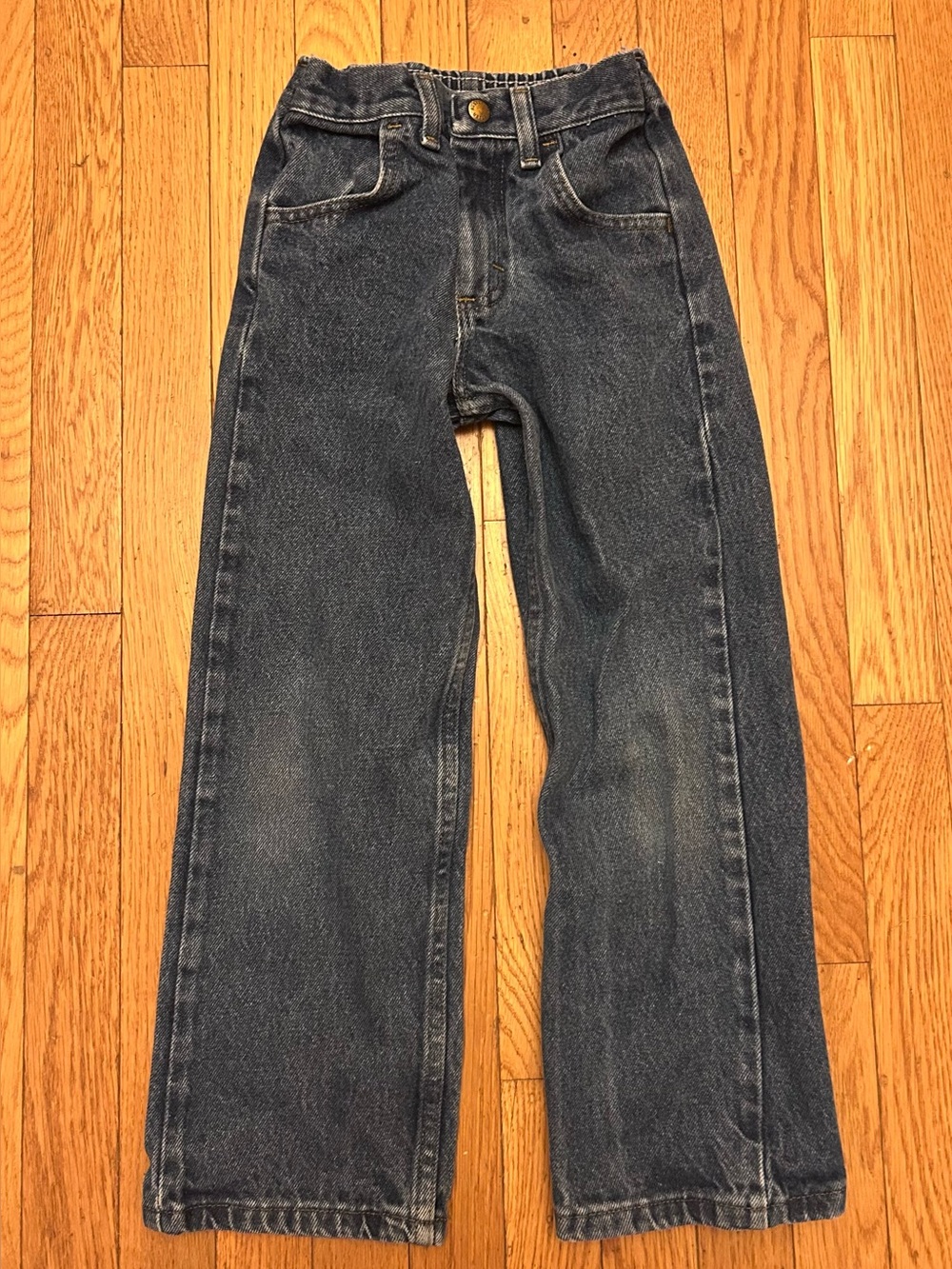 Boys Rustler Dark Wash Jeans Size 7